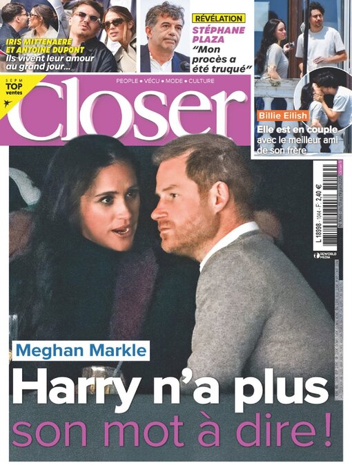Titeldetails für Closer France nach Reworld Media Magazines - Verfügbar